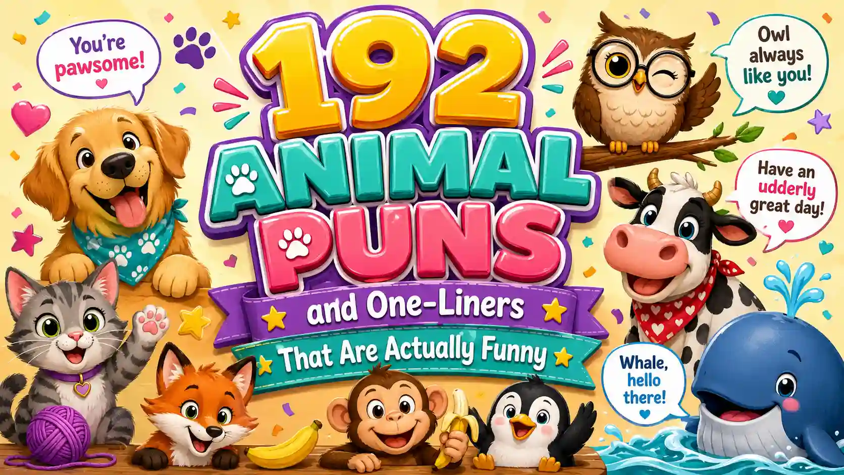 192 Animal Puns and One-Liners That Are Actually Funny
