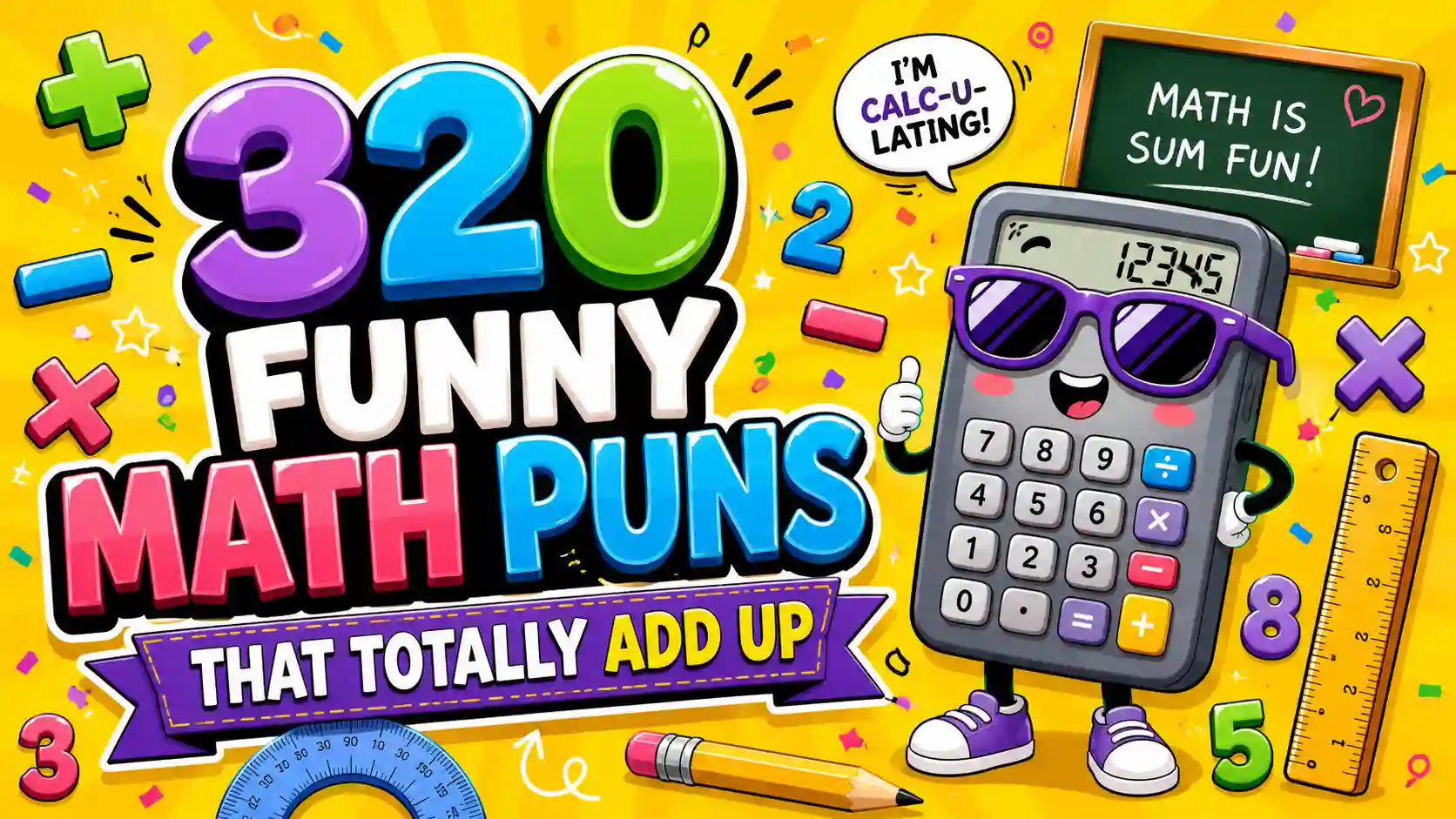 320 Funny Math Puns That Totally Add Up
