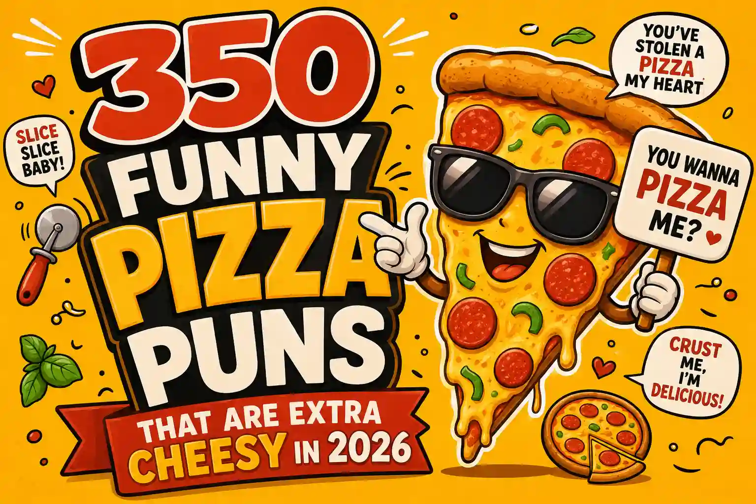 350 Funny Pizza Puns That Are Extra Cheesy in 2026