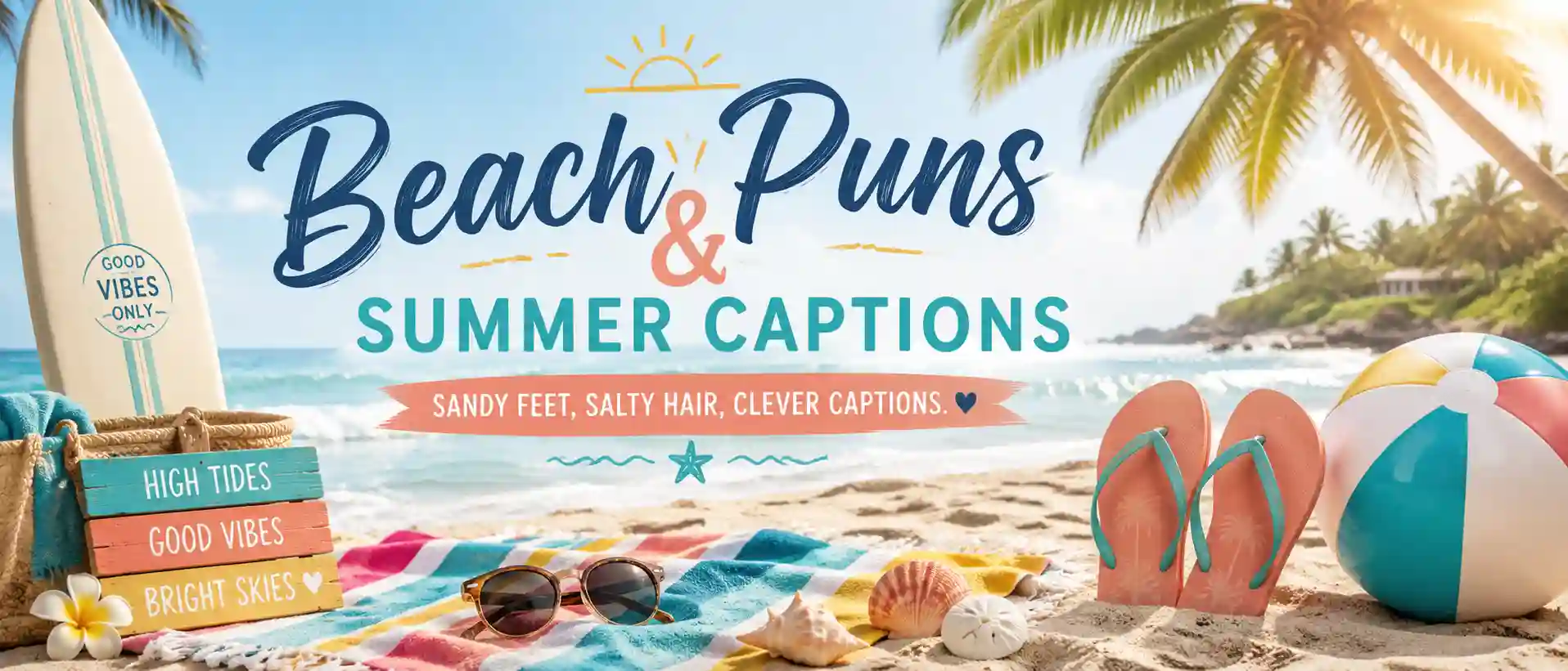 Beach Puns: 250+ Funny Ocean Jokes, Summer Captions, and Seaside One-Liners