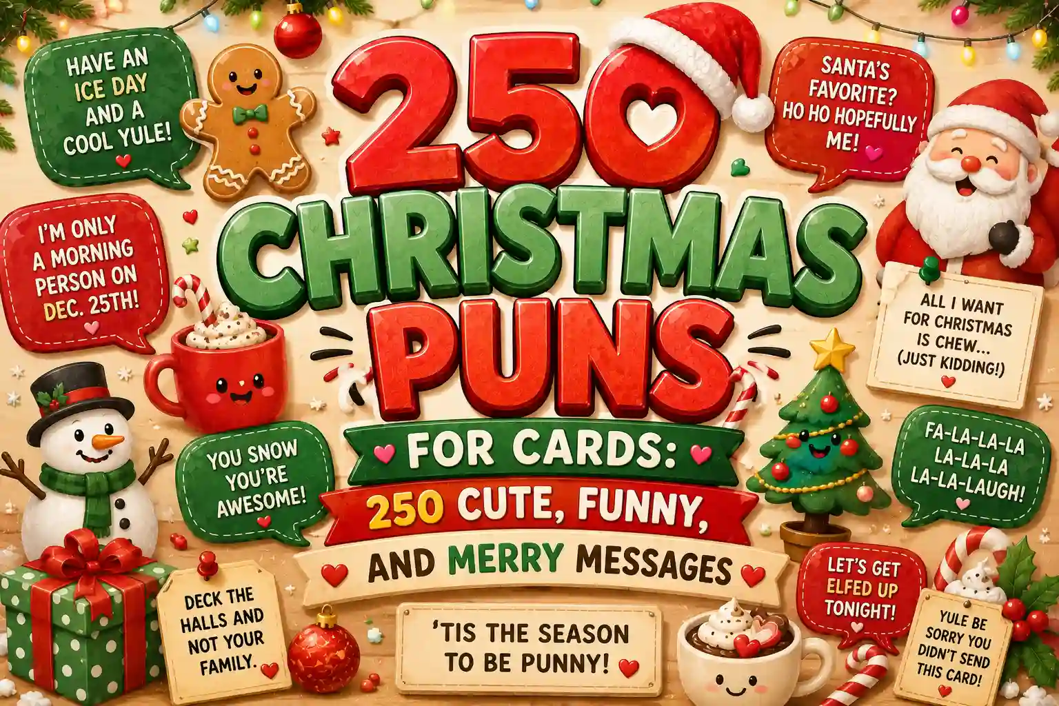 Christmas Puns for Cards