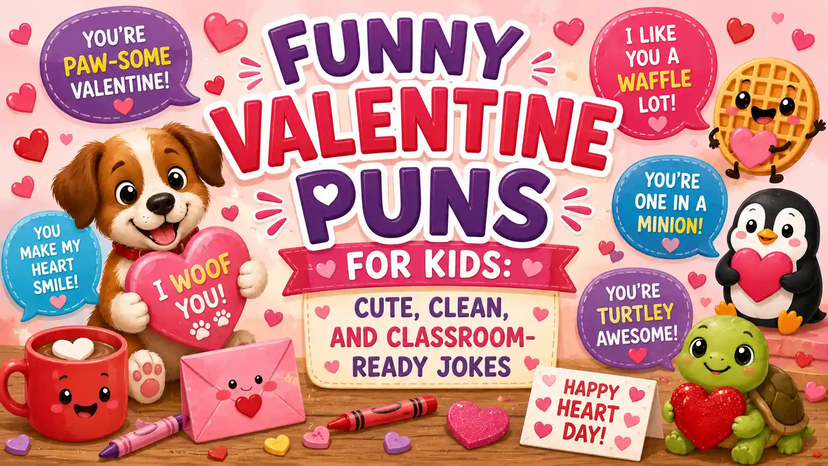 Funny Valentine Puns for Kids: Cute, Clean, and Classroom-Ready Jokes