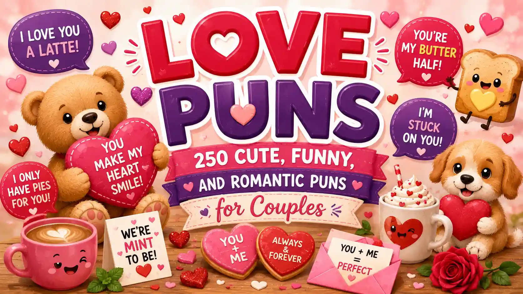 Love Puns: 250 Cute, Funny, and Romantic Puns for Couples