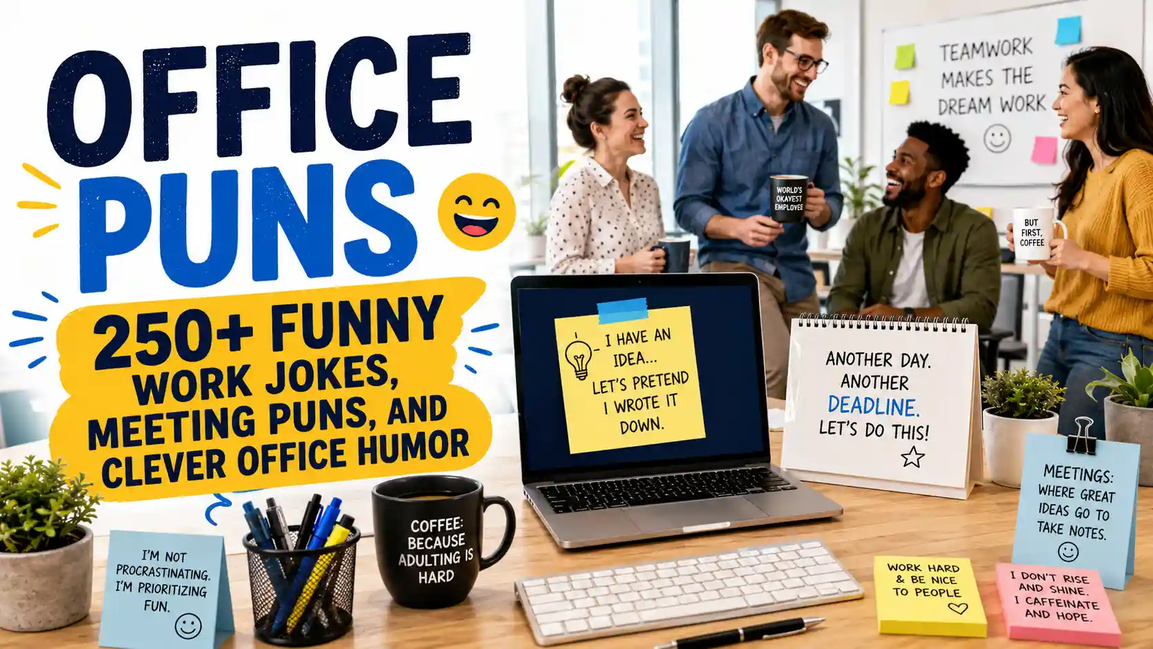 Office Puns: 250+ Funny Work Jokes, Meeting Puns, and Clever Office Humor