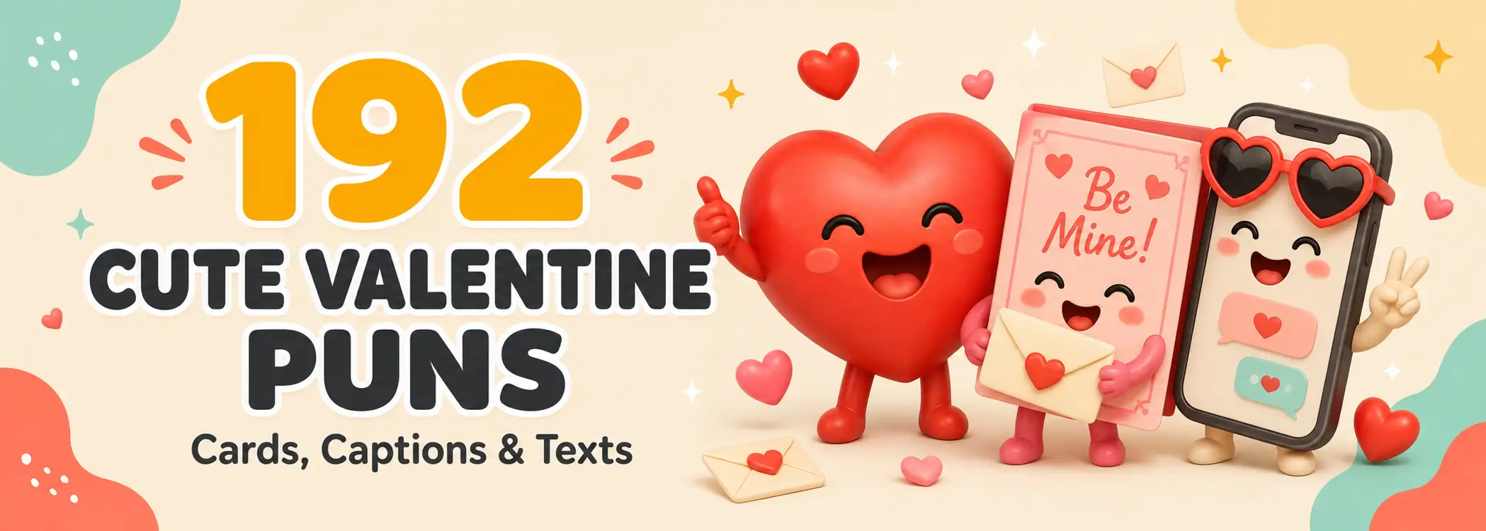 192 Cute Valentine Puns for Cards, Captions and Texts