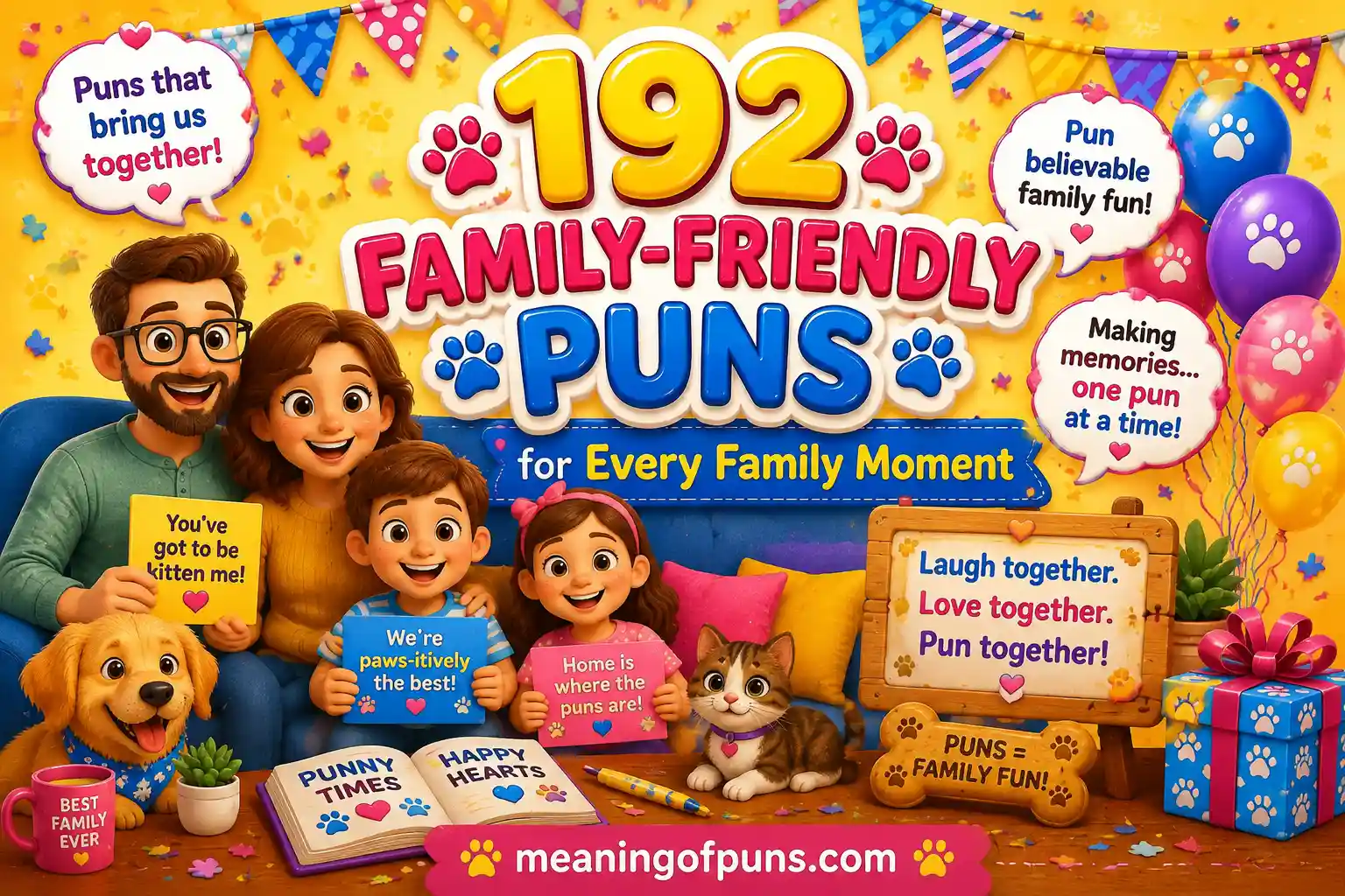 192 Family-Friendly Puns for Every Family Moment