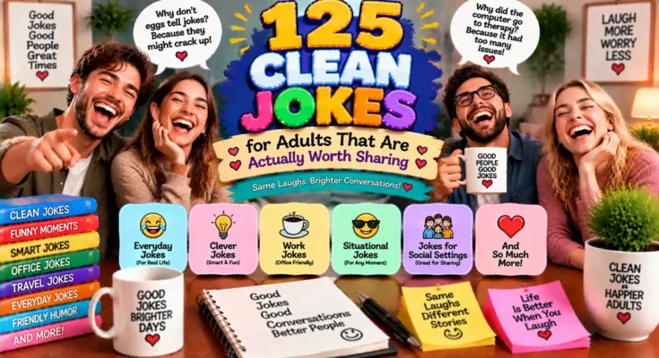 125 Clean Jokes for Adults That Are Actually Worth Sharing