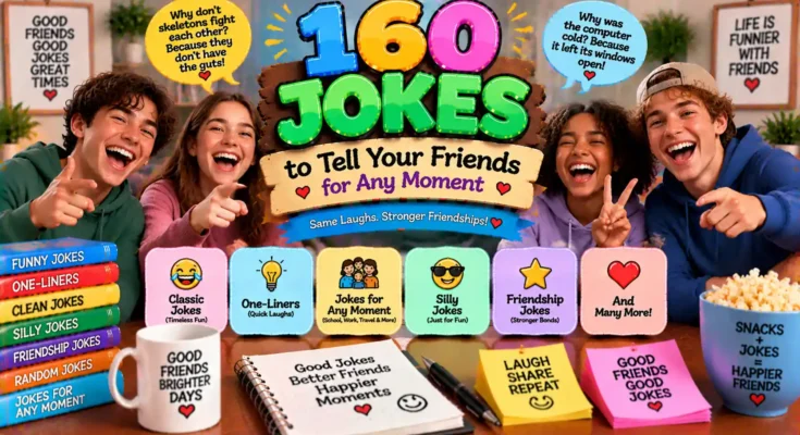 160 Jokes to Tell Your Friends for Any Moment