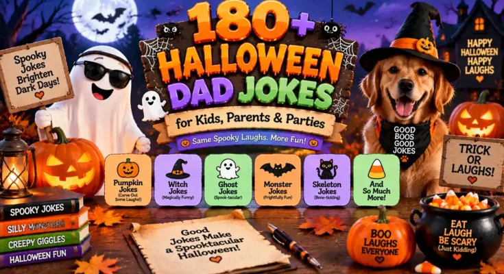 180+ Halloween Dad Jokes for Kids, Parents & Parties