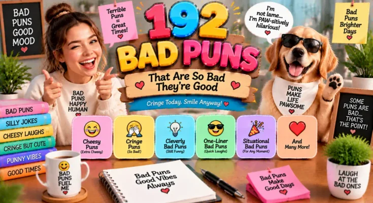 192 Bad Puns That Are So Bad They’re Good