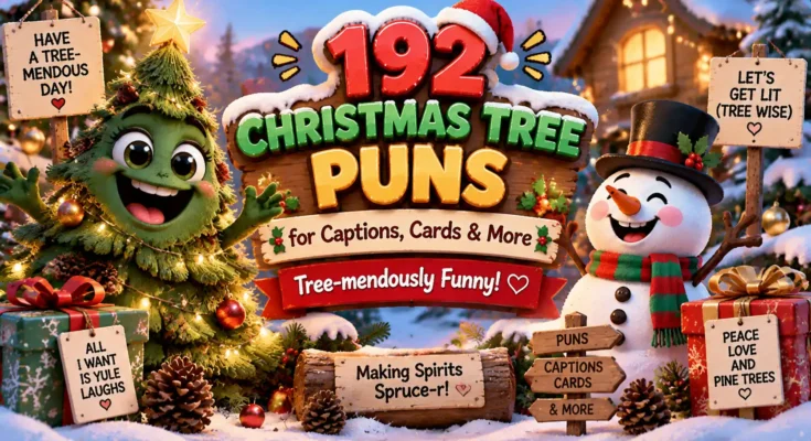 192 Christmas Tree Puns for Captions, Cards & More