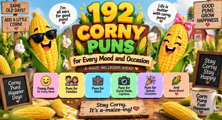 192 Corny Puns for Every Mood and Occasion