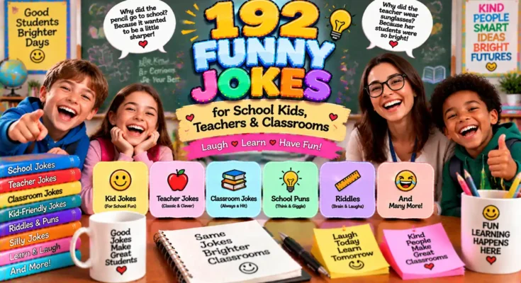 192 Jokes for School Kids, Teachers & Classrooms