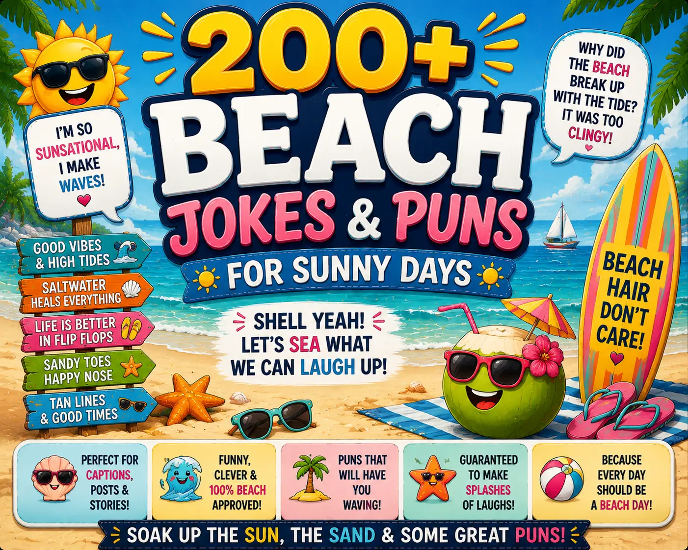 200+ Beach Jokes and Puns for Sunny Days