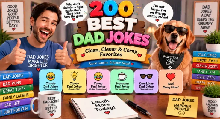 200 Best Dad Jokes: Clean, Clever & Corny Favorites