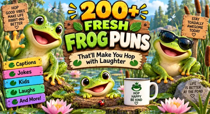 200+ Fresh Frog Puns That’ll Make You Hop with Laughter