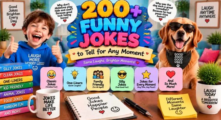 200+ Funny Jokes to Tell for Any Moment