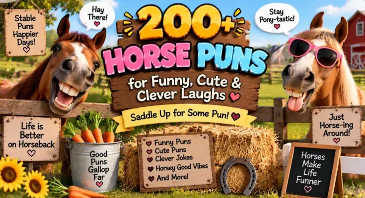 200+ Horse Puns for Funny, Cute & Clever Laughs