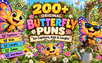 200+ Original Butterfly Puns for Captions, Kids & Laughs