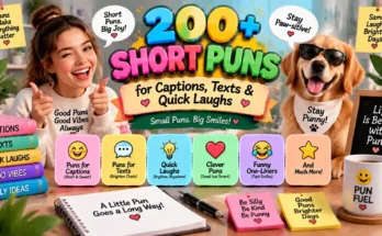 200+ Short Puns for Captions, Texts & Quick Laughs