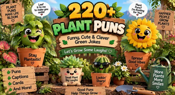220+ Plant Puns: Funny, Cute & Clever Green Jokes
