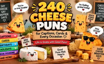 240 Cheese Puns for Captions, Cards & Every Occasion