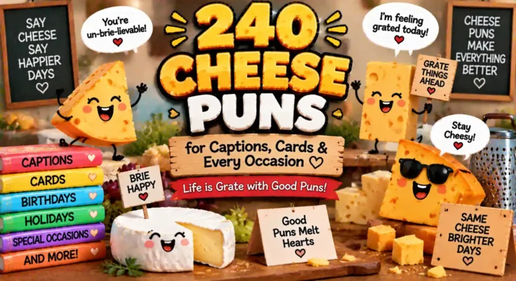 240 Cheese Puns for Captions, Cards & Every Occasion