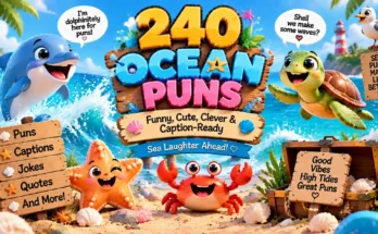 240 Ocean Puns: Funny, Cute, Clever & Caption-Ready