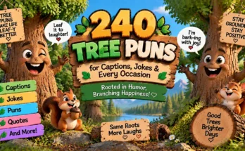 240 Tree Puns for Captions, Jokes & Every Occasion