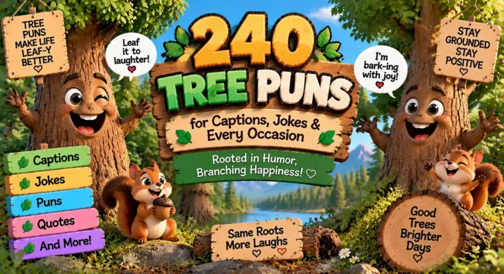 240 Tree Puns for Captions, Jokes & Every Occasion