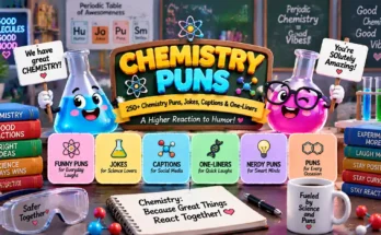 250+ Chemistry Puns, Jokes, Captions & One-Liners
