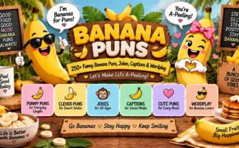 250+ Funny Banana Puns, Jokes, Captions & Wordplay