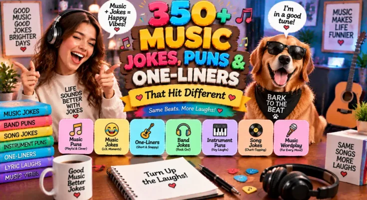 350+ Music Jokes, Puns & One-Liners That Hit Different