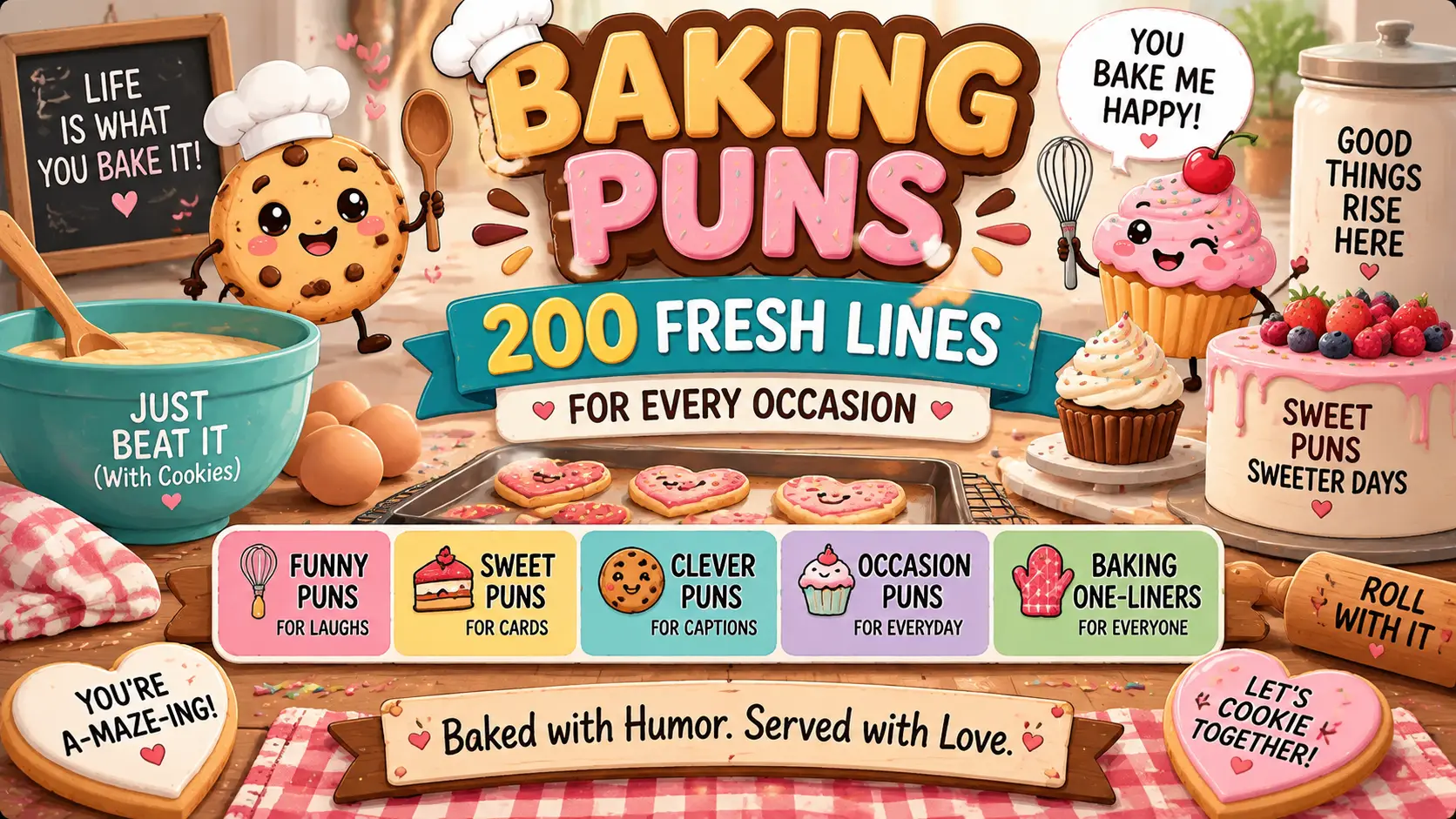 Baking Puns: 200 Fresh Lines for Every Occasion