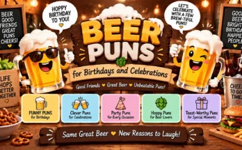 Beer Puns for Birthdays and Celebrations