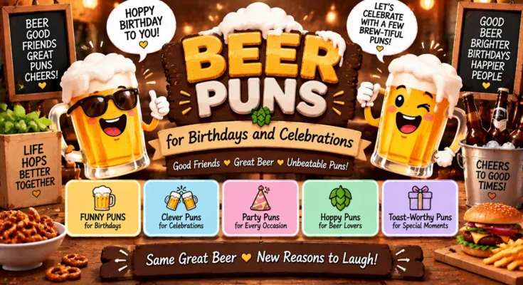 Beer Puns for Birthdays and Celebrations