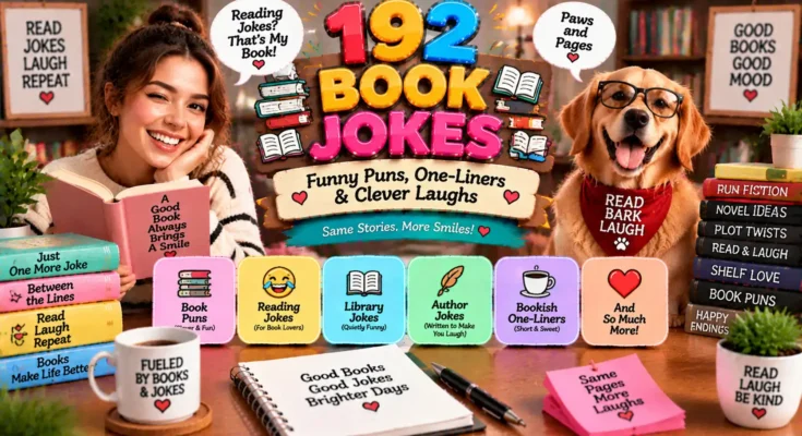 Book Jokes: 192 Funny Puns, One-Liners & Clever Laughs