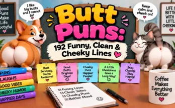 Butt Puns: 192 Funny, Clean & Cheeky Lines