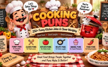 Cooking Puns: 250+ Funny Kitchen Jokes & Clever Wordplay