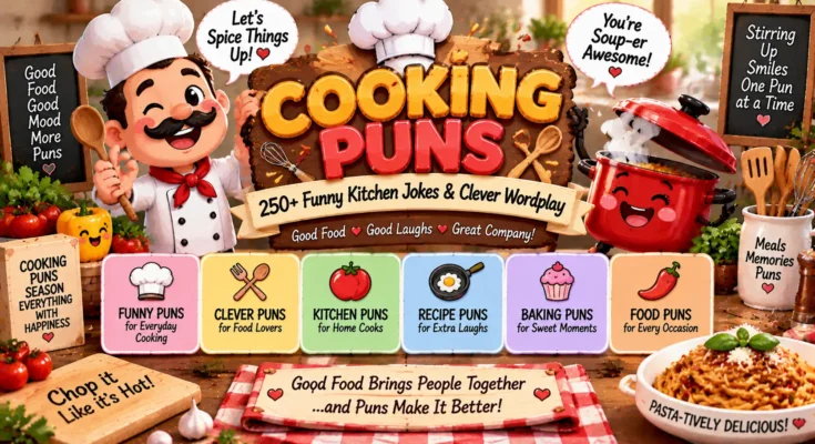 Cooking Puns: 250+ Funny Kitchen Jokes & Clever Wordplay