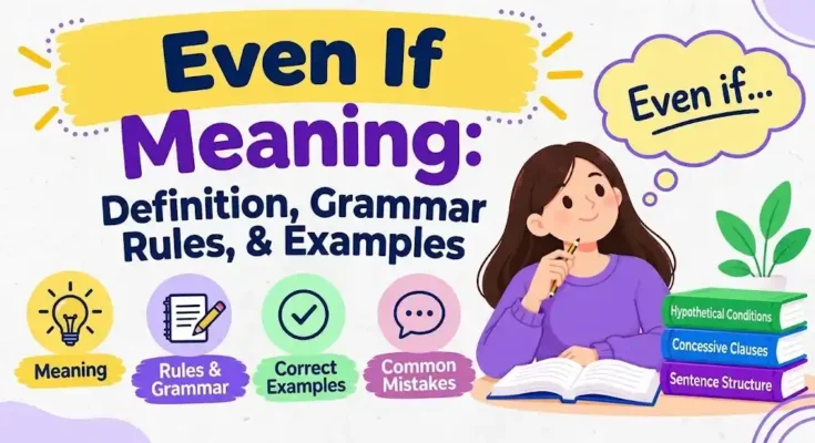 Even If Meaning: Definition, Grammar Rules, and Examples