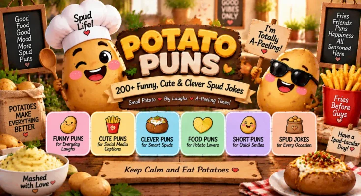 Potato Puns: 200+ Funny, Cute & Clever Spud Jokes