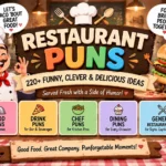 Restaurant Puns: 220+ Funny, Clever & Delicious Ideas