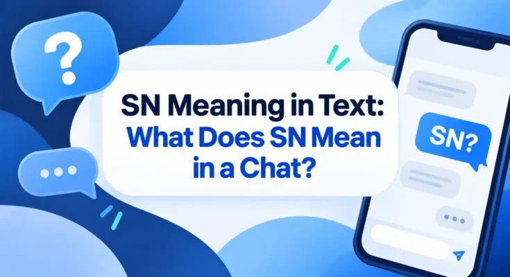 SN Meaning in Text: 3 Meanings and Real Chat Examples