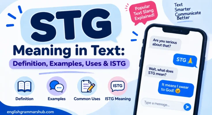 STG Meaning in Text: Definition, Examples, Uses & ISTG