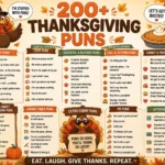 Thanksgiving Puns: 200+ Funny, Clever & Corny Ideas