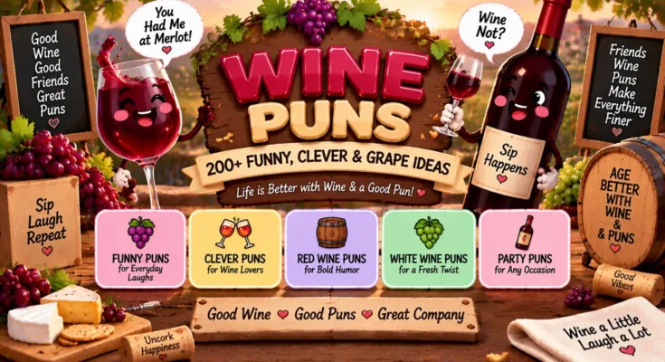 Wine Puns: 200+ Funny, Clever & Grape Ideas