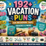 192 Vacation Puns for Instagram, Trips, Beaches & More