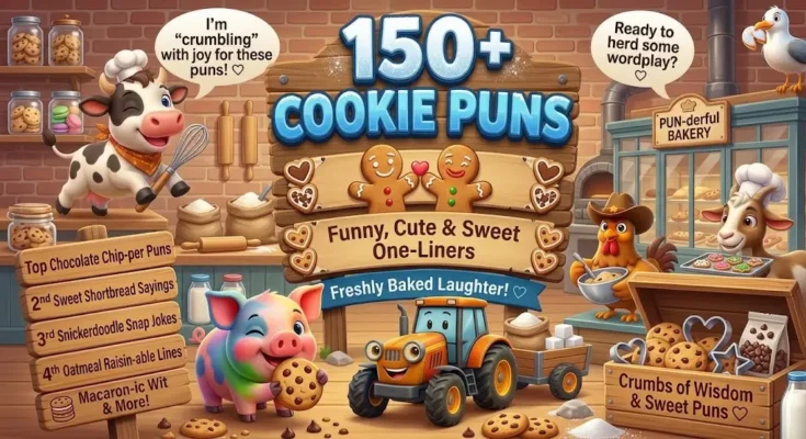 Cookie Puns: 150+ Funny, Cute & Sweet One-Liners