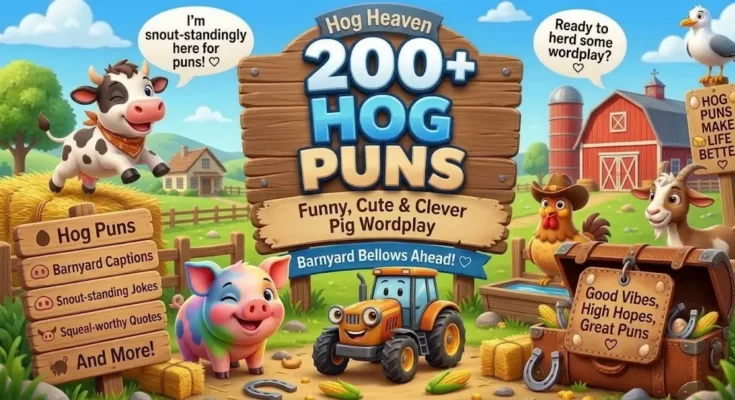 Hog Puns: 200+ Funny, Cute & Clever Pig Puns